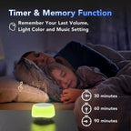 Portable Sound Machine with White Noise, Night Light, and Speaker for Baby's Soothing Sleep and Relaxation