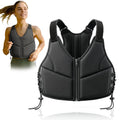 10LBS Adjustable Weighted Vest for Women with Secure Fit - Black
