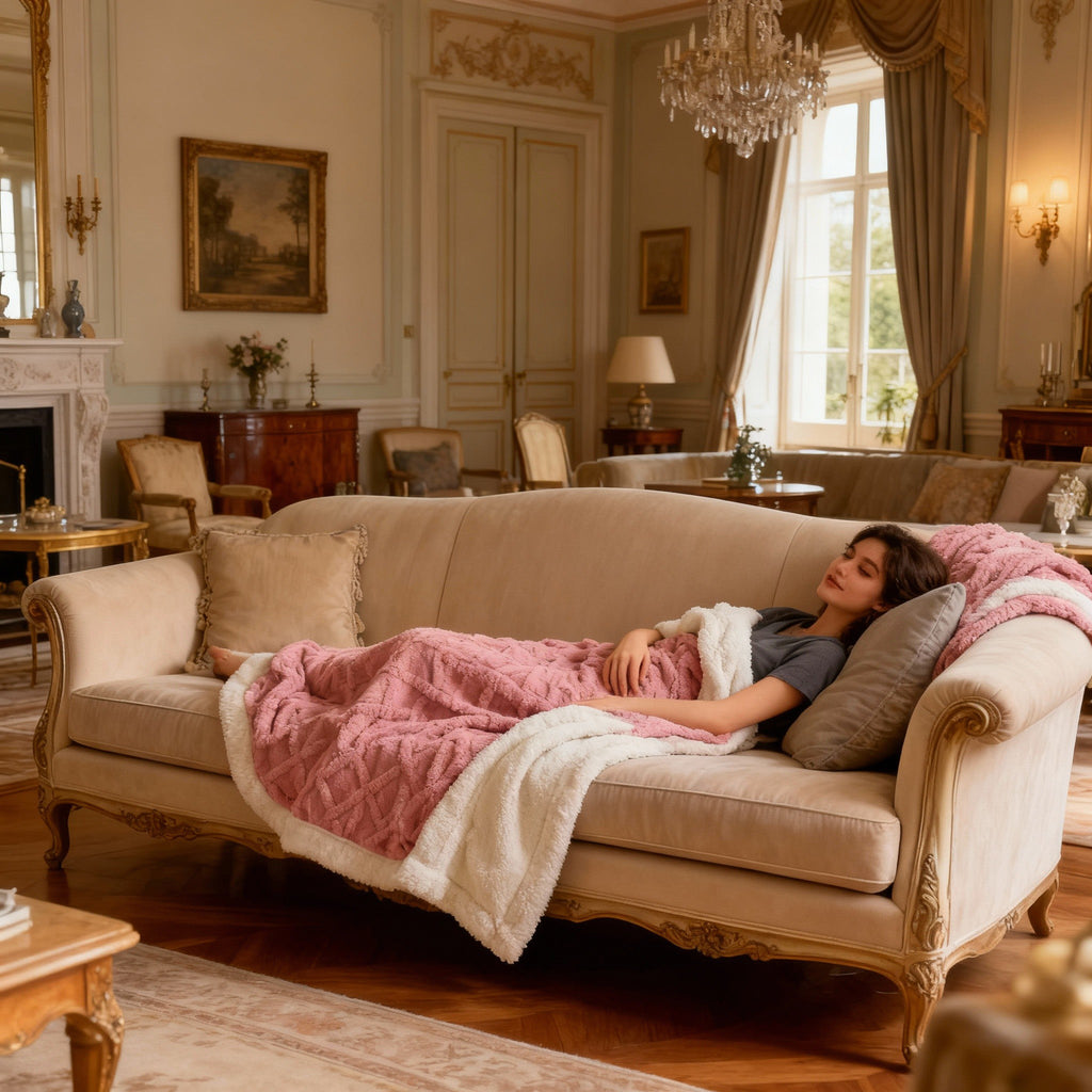 Luxury Flannel Blanket | Soft Plush Cozy Throw | Warm Washable Gift