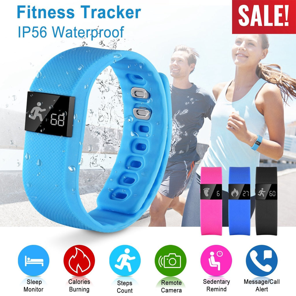 Fitness Tracker Activity Tracker Watch IP56 Waterproof Bracelet Fitness Band Sleep Monitor Pedometer Sedentary Reminder Call Message Notification