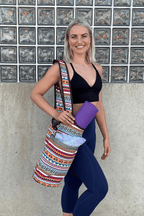 JupiterGear Yoga Mat Carrying Tote Bag with Large Pockets