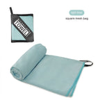 Double-sided Velvet Quick-drying Sports Towel Sweat-absorbent Beach Bath Towel Microfiber Production