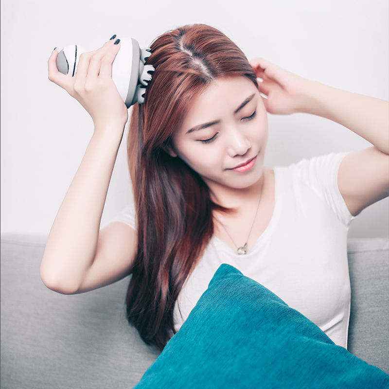 Head massager rechargeable head massager electric 3D scalp massager multifunctional head physiotherapy instrument