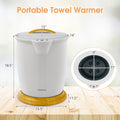Bathroom Towel Warmer Bucket with Fragrance Holder and Auto Shut