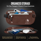 Travel Money Belt + RFID Sleeves