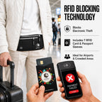 Travel Money Belt + RFID Sleeves