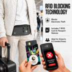 Travel Money Belt + RFID Sleeves