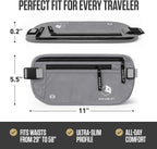Travel Money Belt + RFID Sleeves