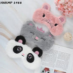 Cute Panda Eye Mask | Plush Sleep Eye Cover for Travel