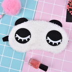 Cute Panda Eye Mask | Plush Sleep Eye Cover for Travel