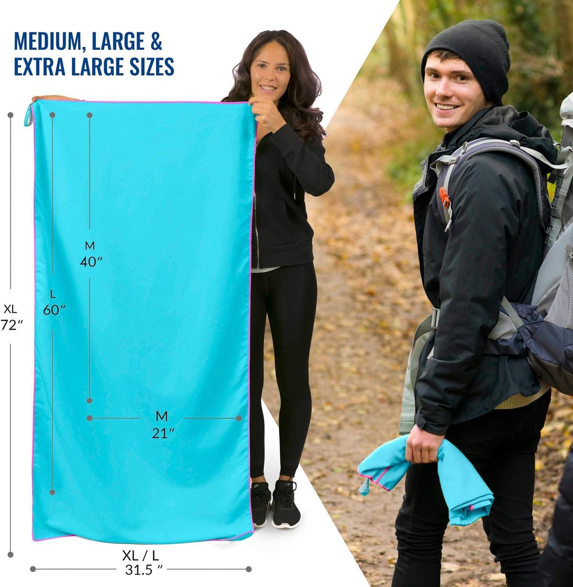 VENTURE 4TH Quick Dry Microfiber Towel