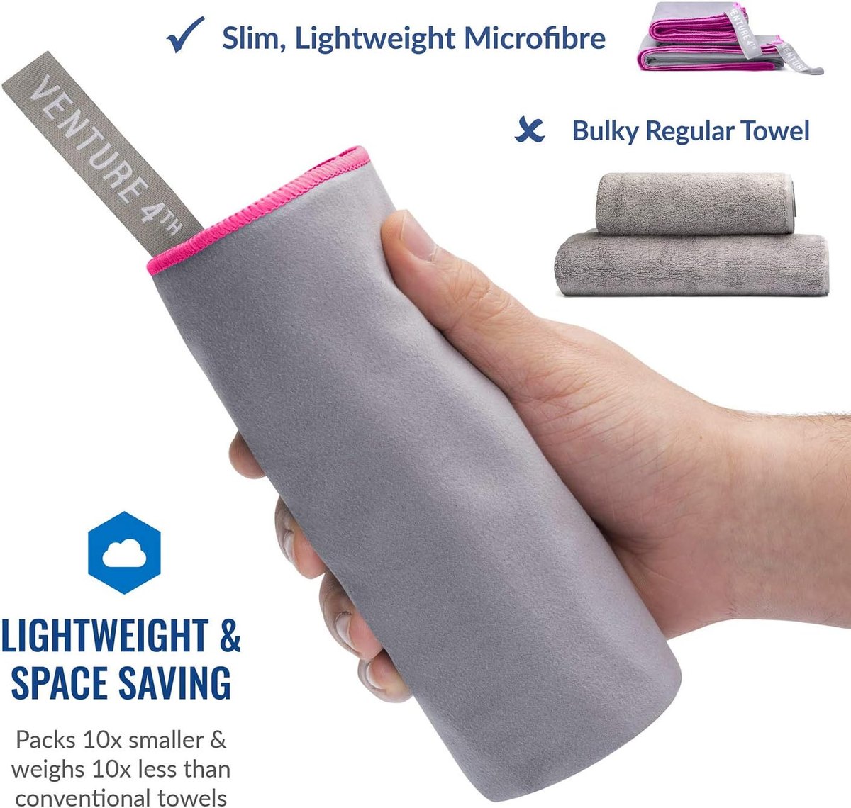 VENTURE 4TH Quick Dry Microfiber Towel