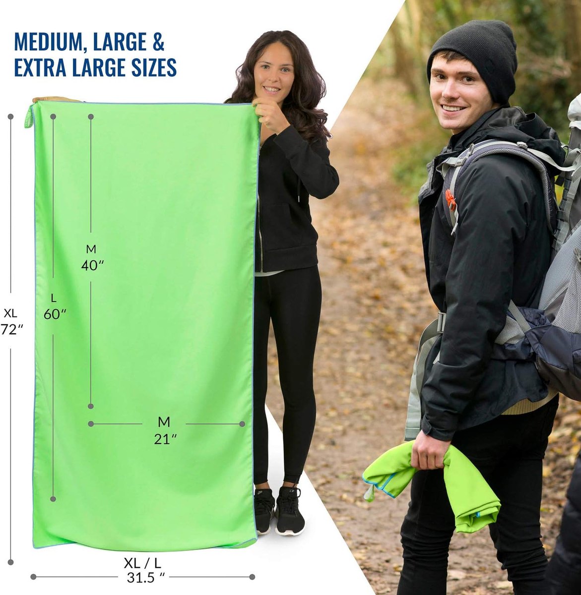 VENTURE 4TH Quick Dry Microfiber Towel