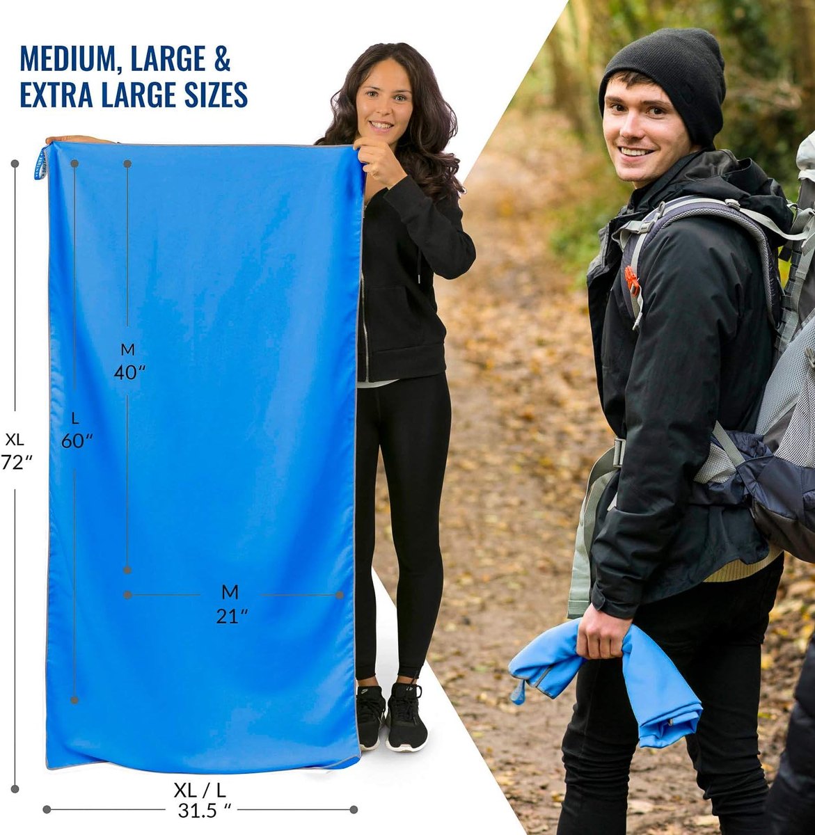 VENTURE 4TH Quick Dry Microfiber Towel