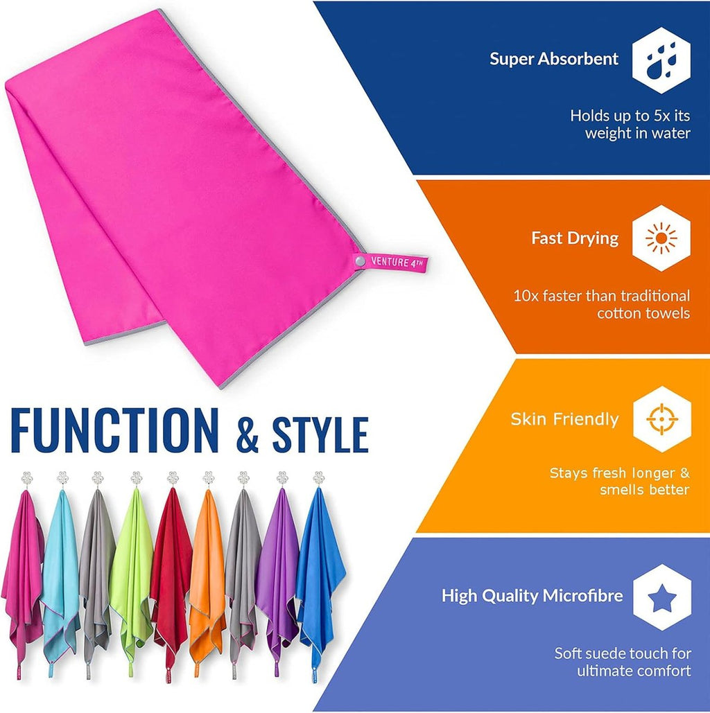 VENTURE 4TH Quick Dry Microfiber Towel