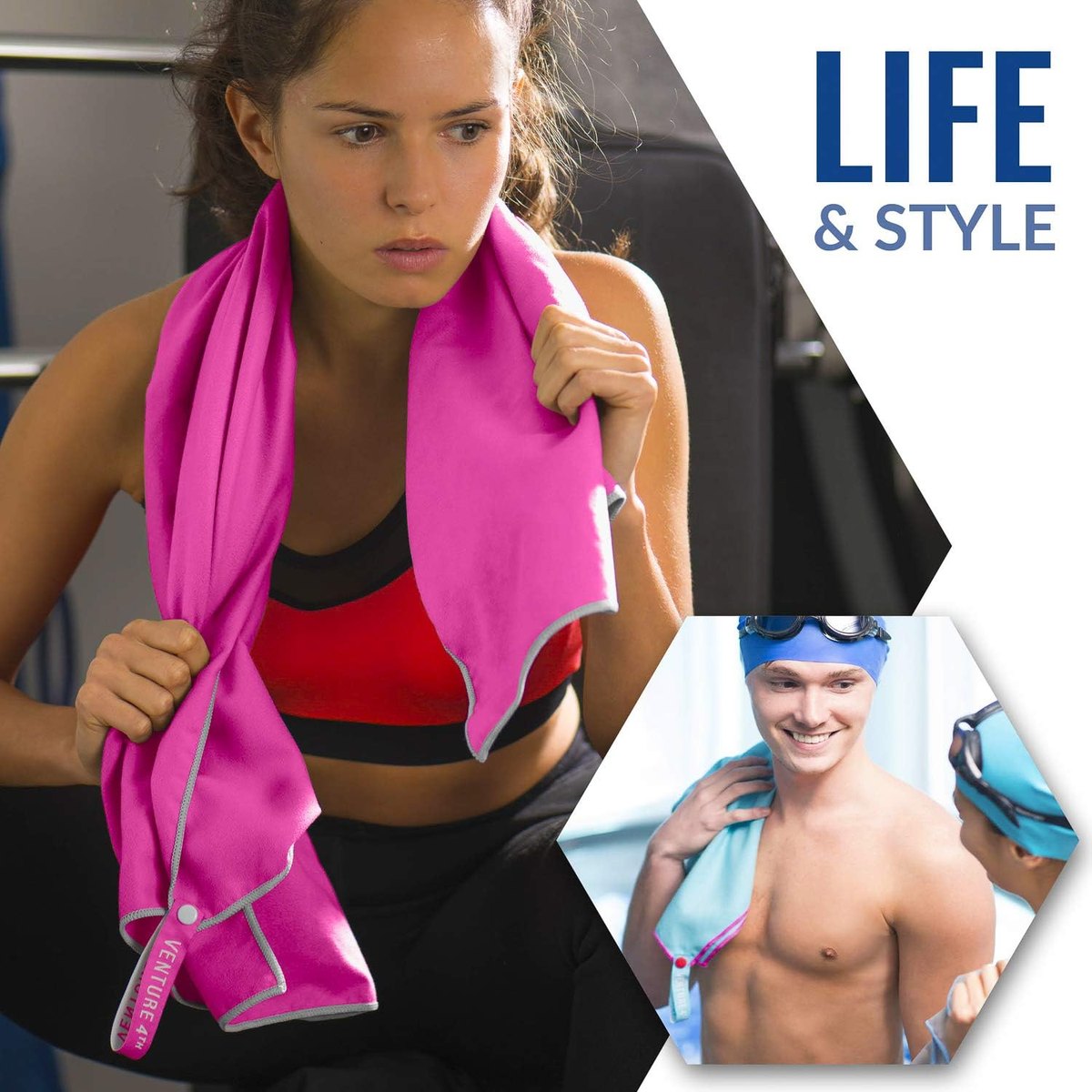 VENTURE 4TH Quick Dry Microfiber Towel