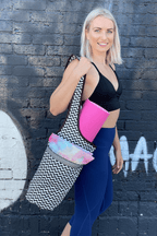 JupiterGear Yoga Mat Carrying Tote Bag with Large Pockets