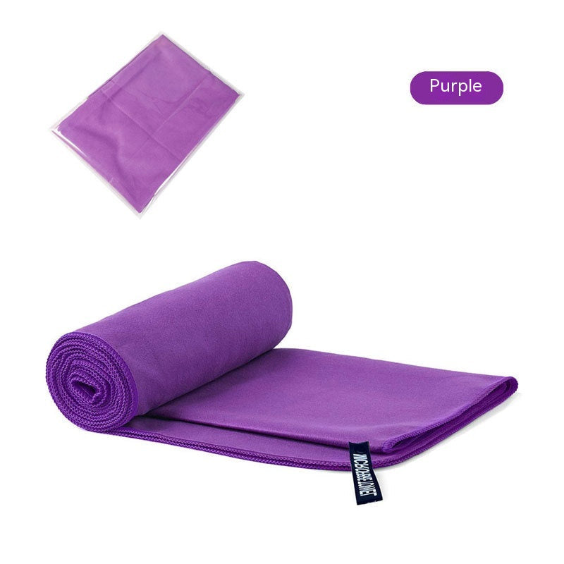 Double-sided Velvet Quick-drying Sports Towel Sweat-absorbent Beach Bath Towel Microfiber Production
