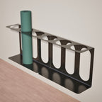 Yoga Mat Wall Rack | Holds 3 Mats/Rollers